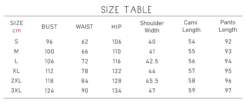 Plus Size S-XXXL  Floral Printed Women Sleepwear Ladies Loose Thin Homewear 2pcs Cami Pants Pajamas Set  Nightwear