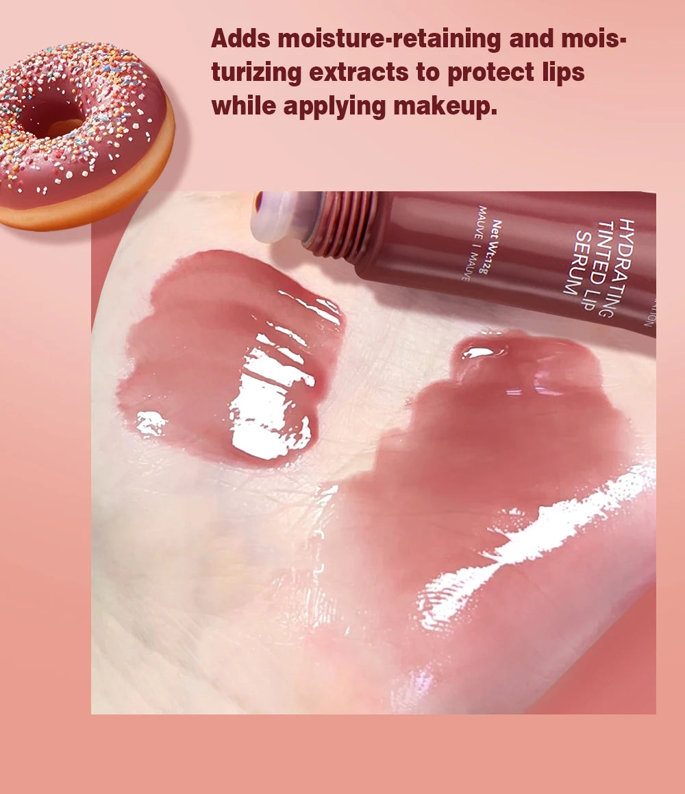QIBEST Crystal Lip Balm Moisturizing Lip Gloss Oil Jelly Lipgloss Long Lasting Liquid Lipstick Hydrating Tinted Lip Serum Makeup