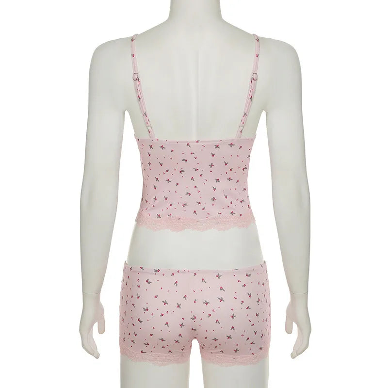 2026High Waist Slim Shorts Feminine Loungewear Sleepwear Pajamas for Women