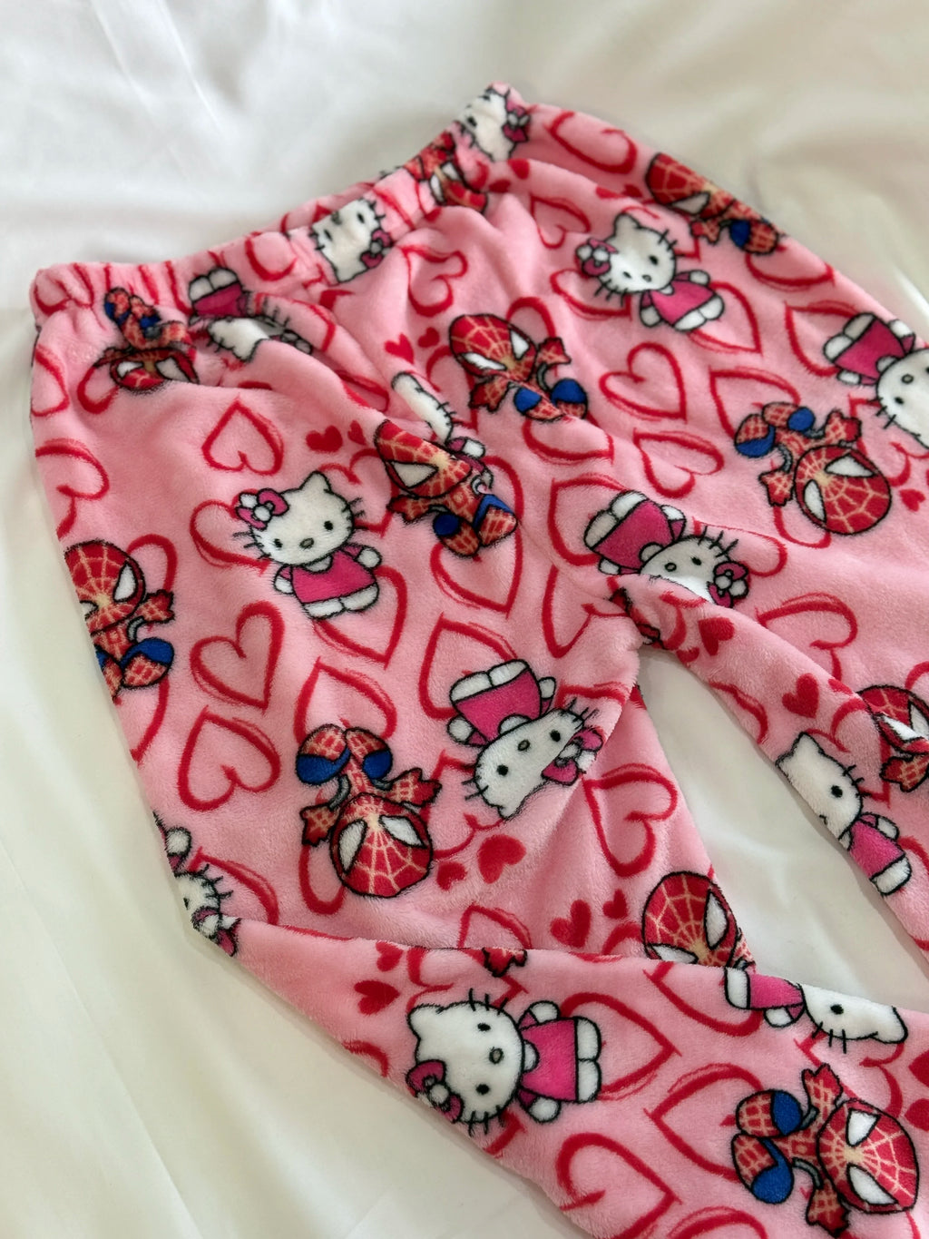 2025 New Y2K Sleeping Pants Anime Pajama Pants Flannel Soft Casual Pants Cartoon Home Trousers Couple Gift
