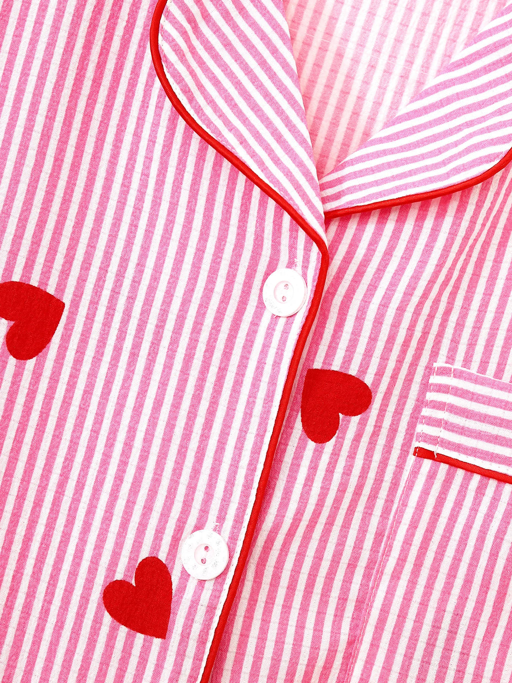 Women Pajamas Notch Lapel Short Sleeve Shorts Pants 3 Piece Set Spring Summer Fall Cute Print Homewear Loungewear