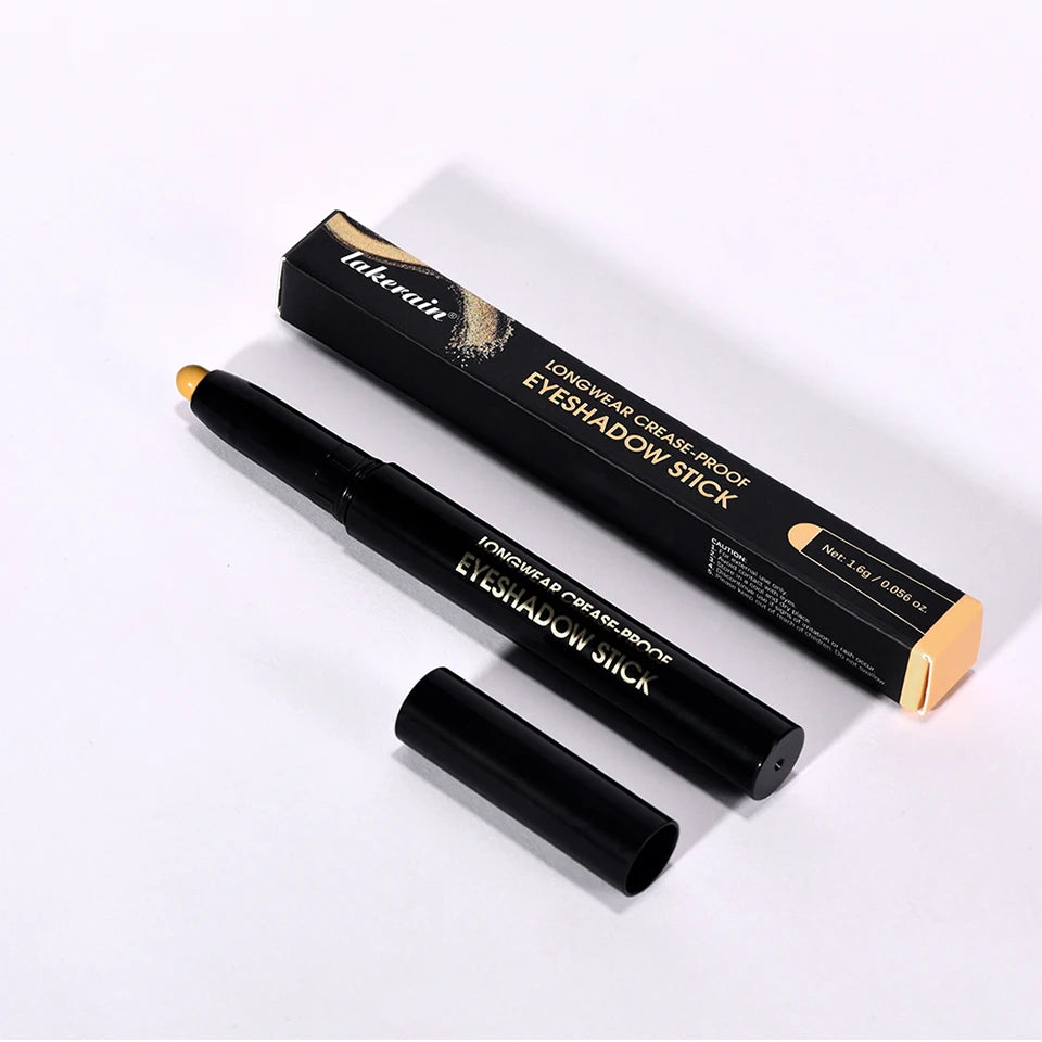 12 Colors Eyeshadow Pencil Stick Shimmer And Matte Waterproof Metallic Glitter Eye Shadow Highlighter Pencil Eyeshadow Cosmetics