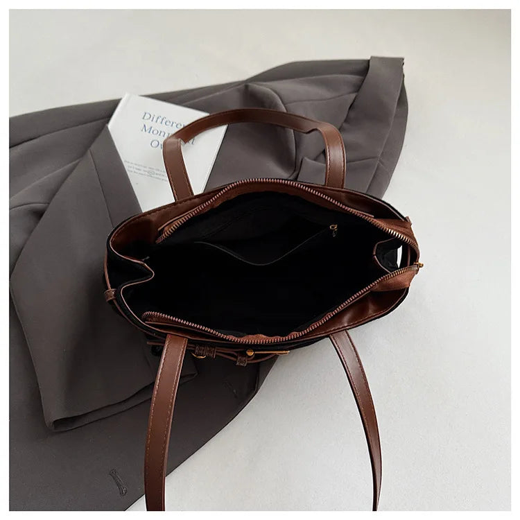 2025 New Luxury PU Leather Shoulder Bag's for Women's - Vegan Leather Crossbody Purse, Fashion Tote with Gold Hardware