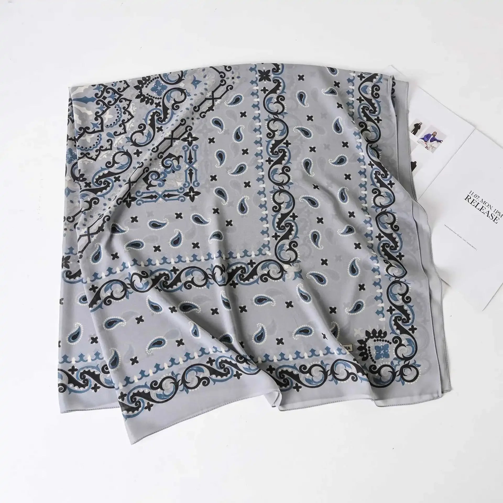 Fashion Muslim Chiffon Hijabs for Women Quadrate Shawl Long Wrap Handscarf Versatile Sunscreen Scarf
