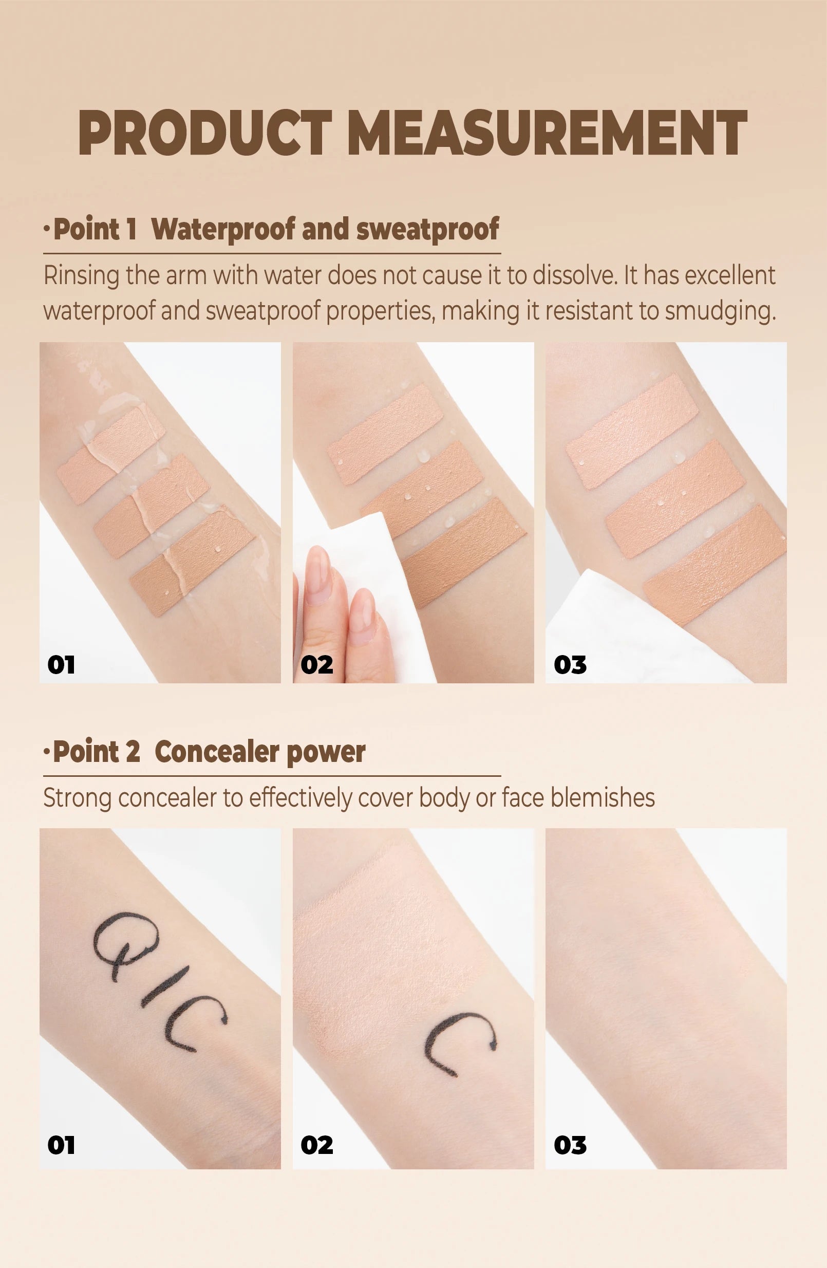 Hydrating Eye Brightening Concealer&Contour Cream-Full Coverage,Long Lasting,Correcting Eye Concealer for a Perfect Look Makeup