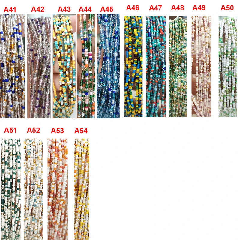 Imitation Pearl Necklace Women Choker Seed Beads Rainbow Stainless Steel Spring Clasp Sailor Buckle Base Chain Gold Color Boho