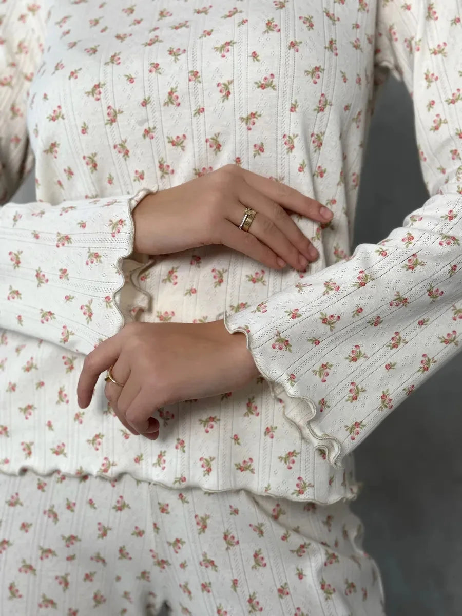 Women's Pajamas Set Pajama Sets Sleepwear Woman Home Suit for Women Nightgowns Pijama Night Wear for Ladies Nightie Trousers Pj