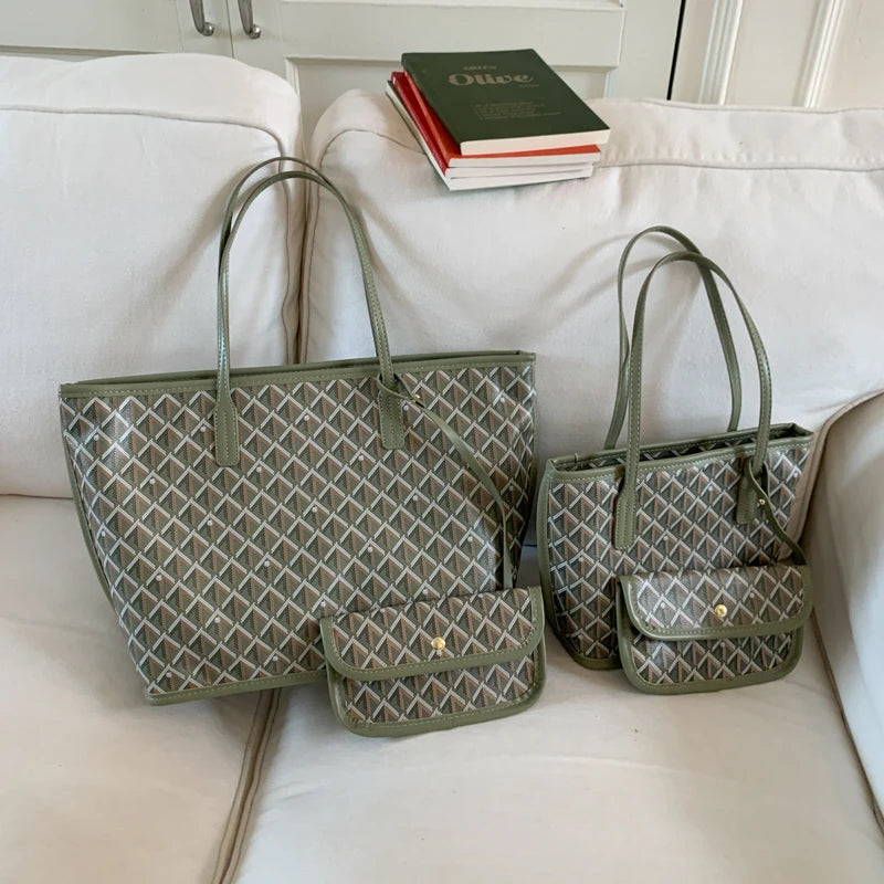 Women's Tote Bag New Simple Double sided Available Mother and Child Large Capacity Casual Handbag Shopping Bag Tote Bag