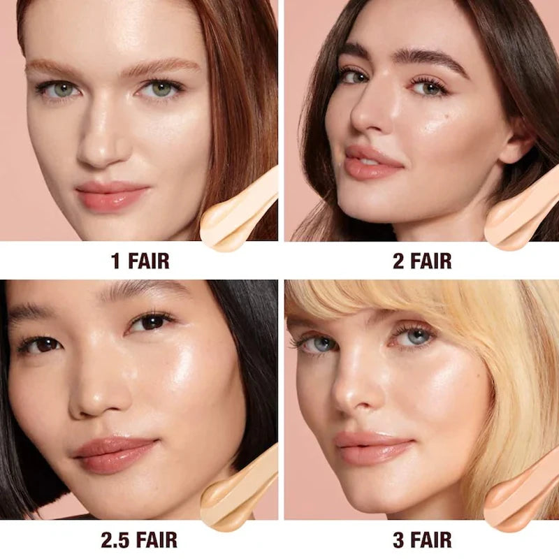 Charlotte Tilbury CT 5Colors Starlight Beauty Liquid Concealer Highlighter Facial Spot Concealer Foundation Skin-friendly Makeup