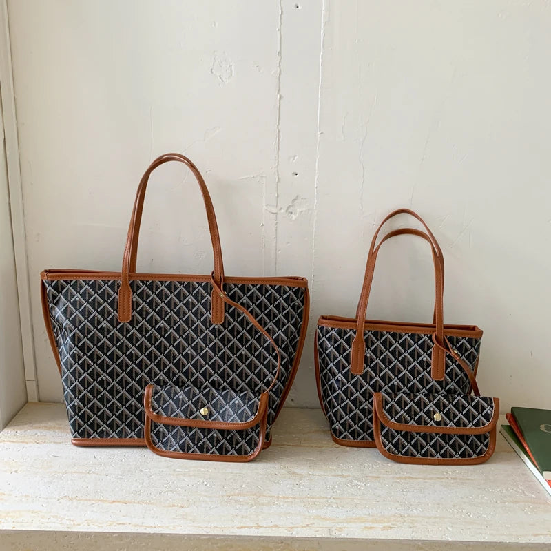 Women's Tote Bag New Simple Double sided Available Mother and Child Large Capacity Casual Handbag Shopping Bag Tote Bag