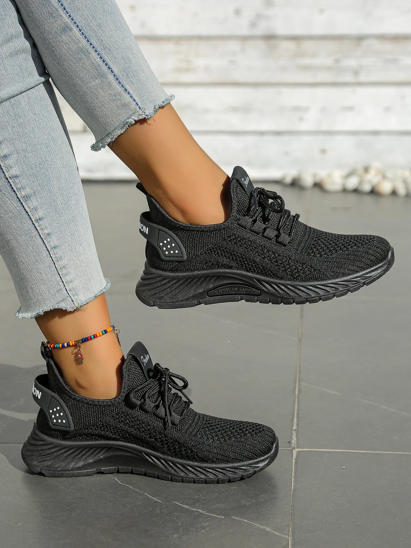 Women shoes casual sneaker fall new fashion leisure sports single shoes wholesale cross-border factory trend fly weaving