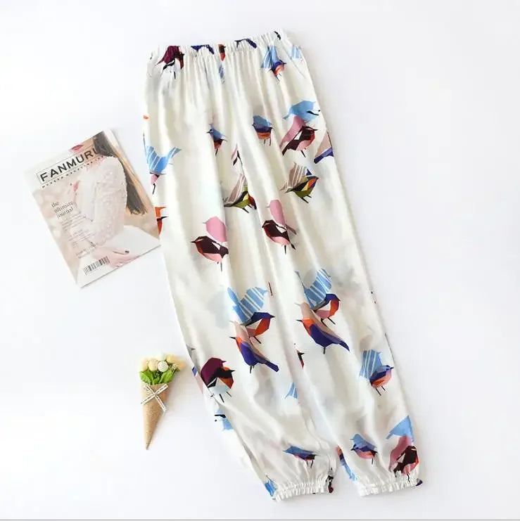 summer news pijama mujer thin section short-sleeved shorts large floral print pajamas home service ladies pajamas for women