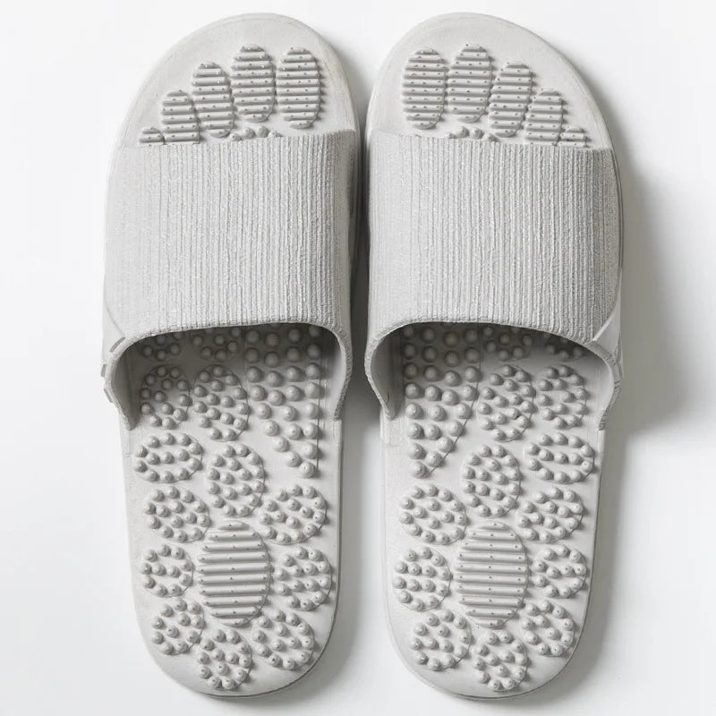 Women Men Massage Home Slippers Couple Shoes Summer Sandals House Soft Non Slip Wear Resistant Slides Indoor Bathroom Flip Flops