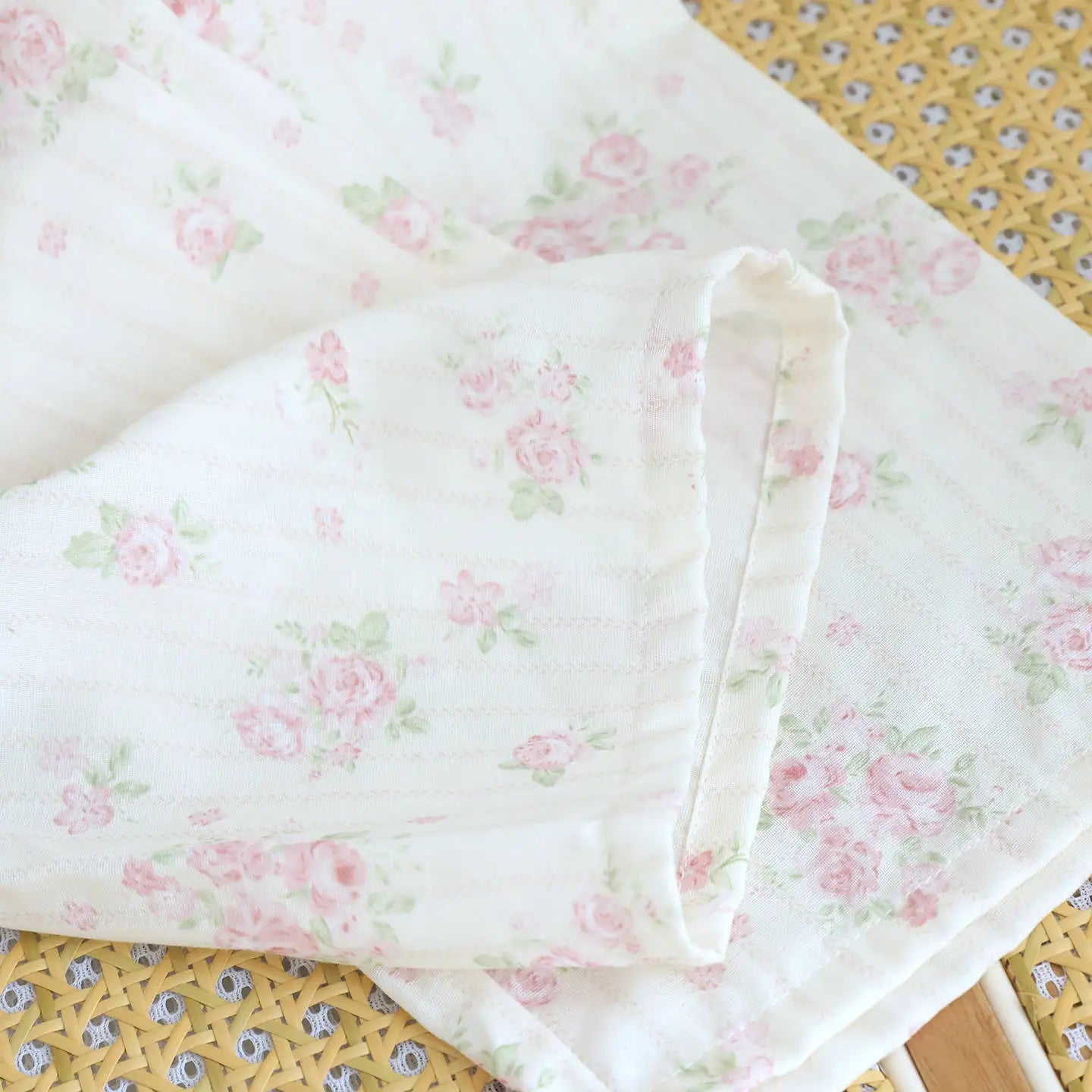 2026 New Spring/Summer Women's Pajama Set 100%Cotton Gauze Fresh Flower Collar Long Sleeve Two Piece Set Thin Loose Home Clothes