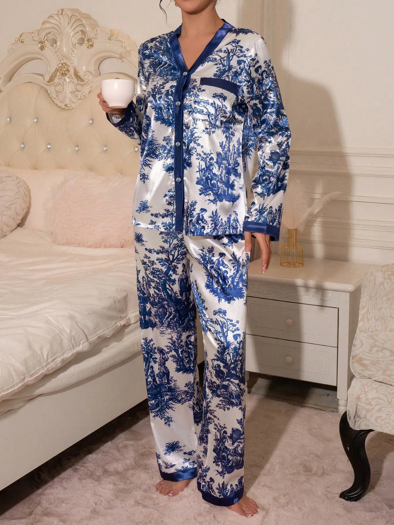 Long Sleeve Pajamas Women Woman Pajama Set Home Wear Set Big Size Women's Pajamas Sleepwear Pigma Winter Sleep Lounge Underwear