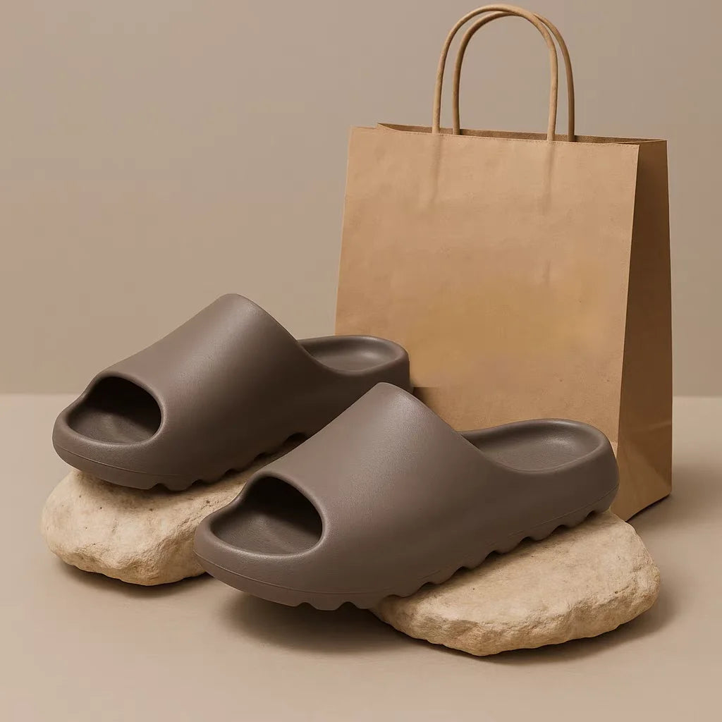 High Quality EVA Soft Thick Soled Slippers Women's Summer Fashion Wear Slippers Home
