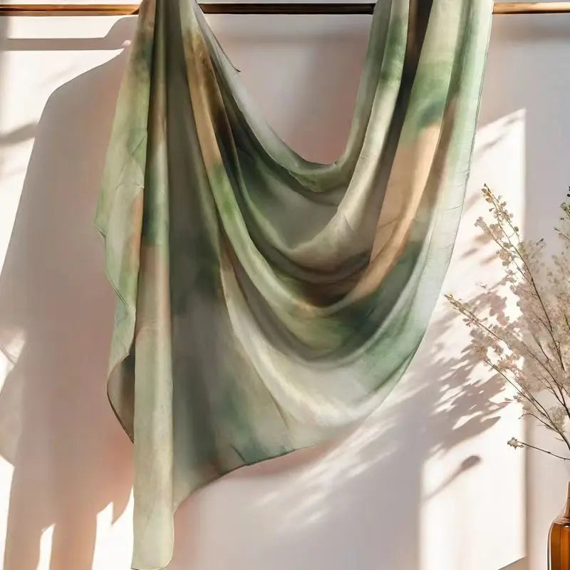 Watercolour Floral Printed Modal Breathable Light Weight Soft Cotton Rayon Viscose Woven Modal Muslim Women Shawl Hijab Scarf