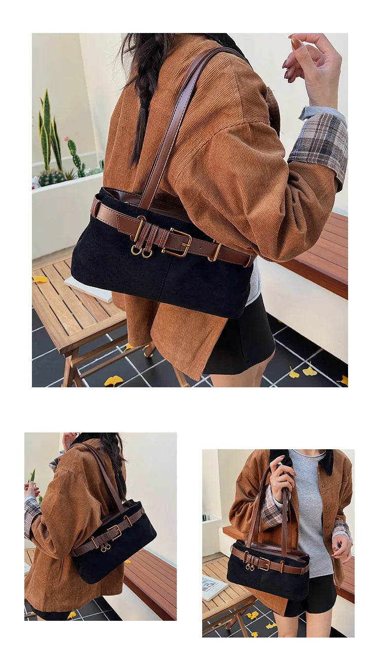 2025 New Luxury PU Leather Shoulder Bag's for Women's - Vegan Leather Crossbody Purse, Fashion Tote with Gold Hardware