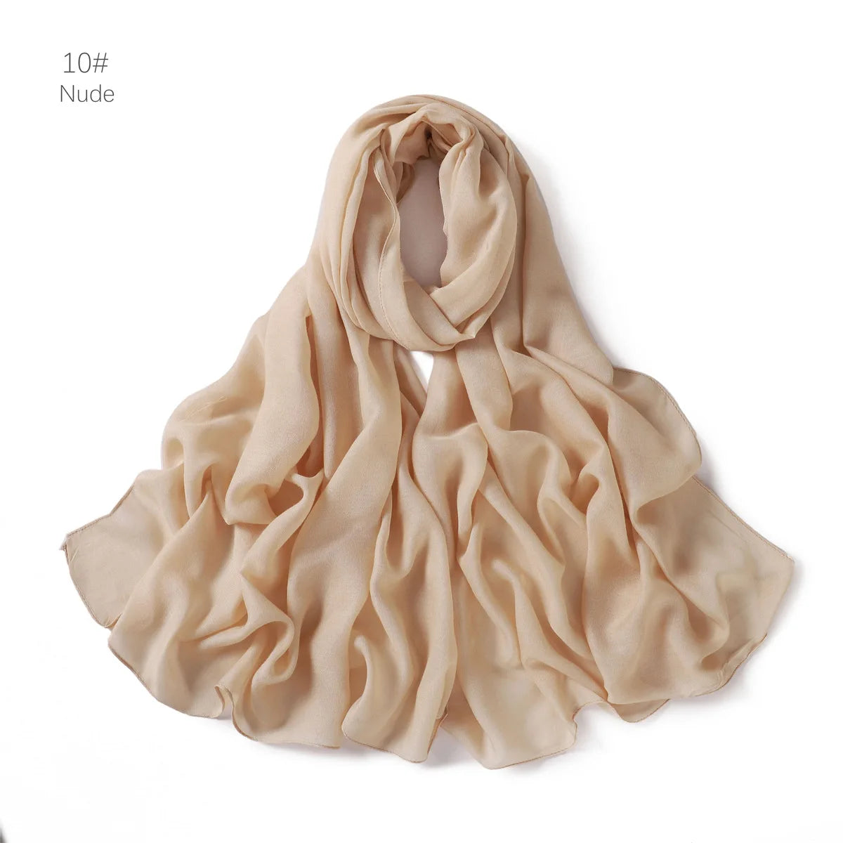 Ramadan Solid Color Modal Cotton Rayon Hijabs Scarf Women Muslim Headscarf Wraps Shawls Femme Musulman Headband Islamic Turban