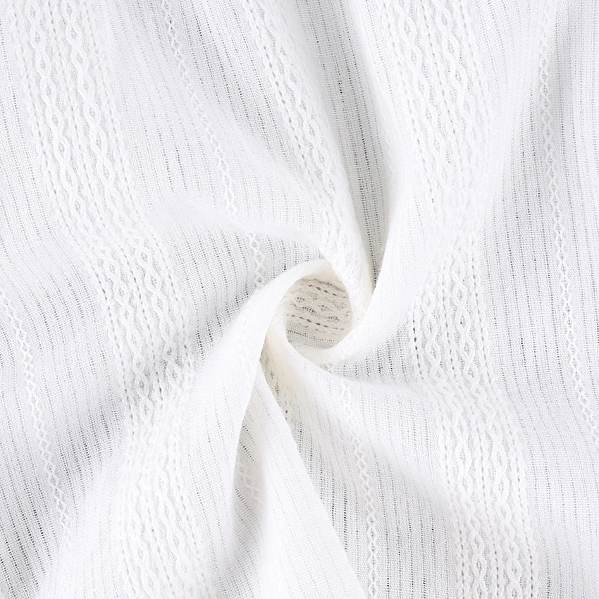 Hiloc Summer Elegant Jacquard Weave Shorts Suits Pajamas Cotton Ruffles White Sleepwear Home Spaghetti Strap Vest Casual Sets