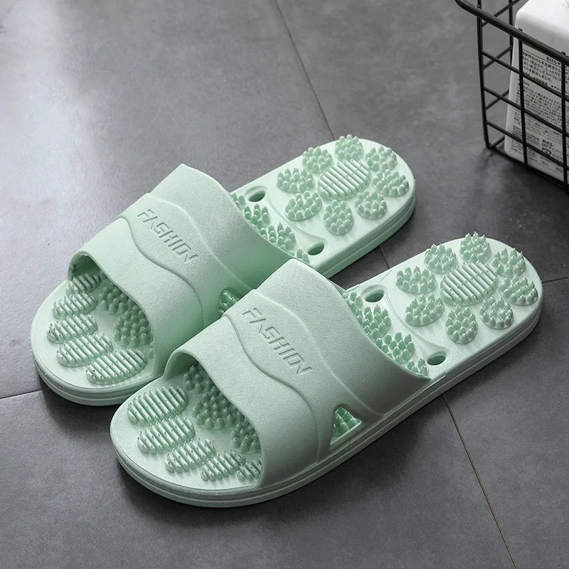 Women Men Massage Home Slippers Couple Shoes Summer Sandals House Soft Non Slip Wear Resistant Slides Indoor Bathroom Flip Flops