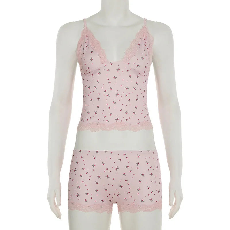 2026High Waist Slim Shorts Feminine Loungewear Sleepwear Pajamas for Women