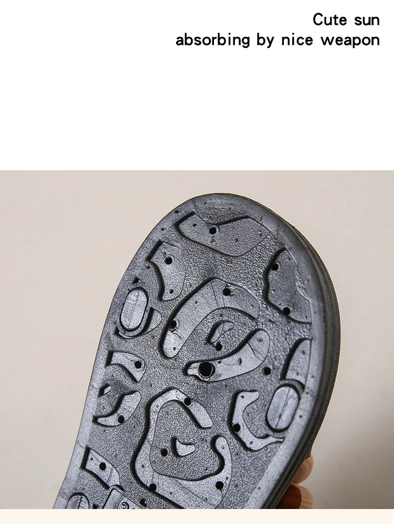 2025 Summer Women's Fashion Slippers - Thick Soled Non-slip Wear-resistant for Indoor & Outdoor