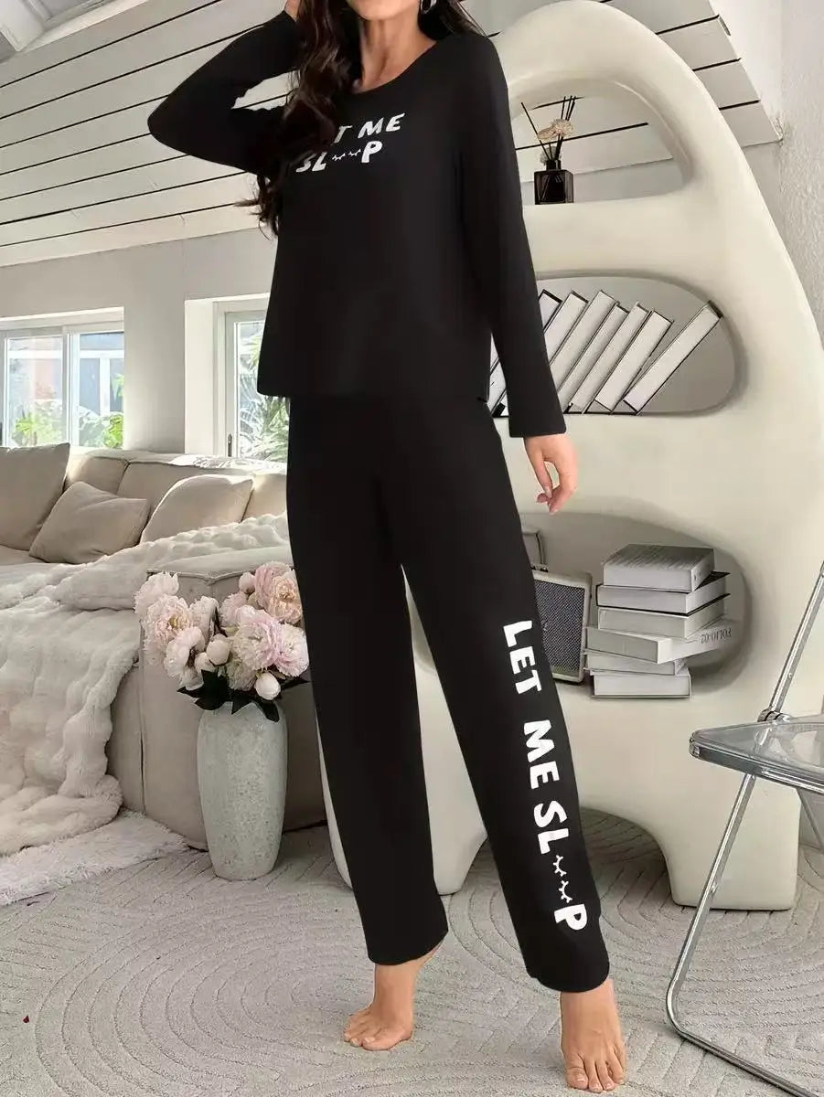 Sleepwear Women's Nightgown Long Sleeve Pajamas Ladies Pj Sets for Woman Pyjamas Set Pajama Girl Home Wear Set Homewear Female