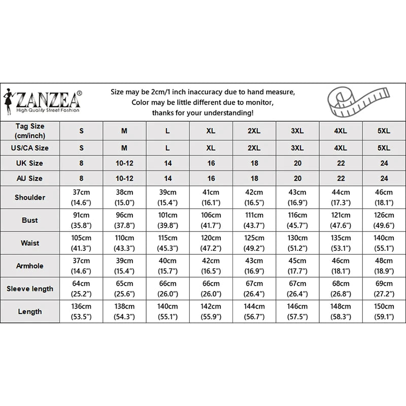 ZANZEA Modest Hijabs Abaya Long Dresses Women Muslim Ramadan O-Neck Pleated Lantern Sleeve Solid Color Ruffles A-Line Robes 3XL