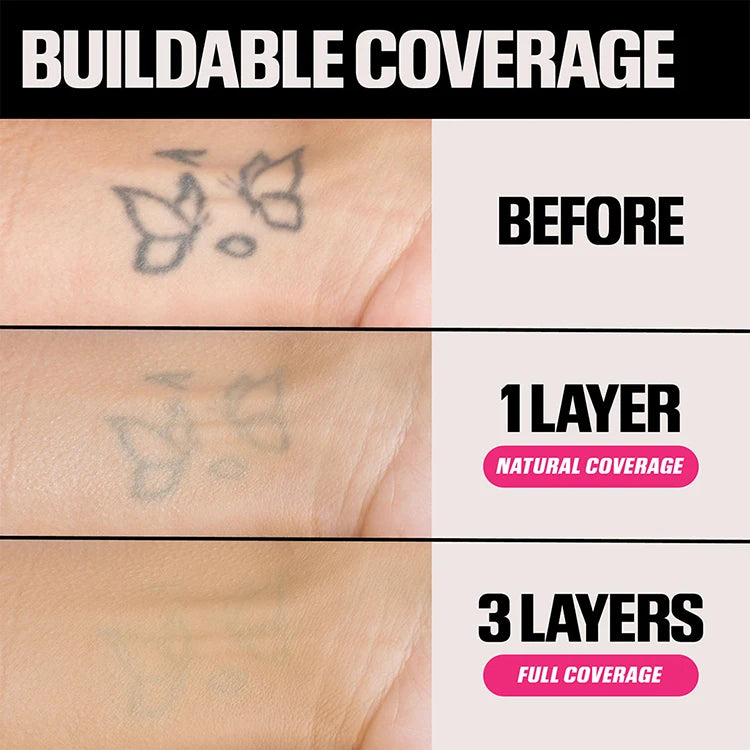 Huda Beauty Easy Blur Natural Airbrush Foundation with Niacinamide Easy Blur Silicone-Free Smoothing & Pore-Minimizing Primer