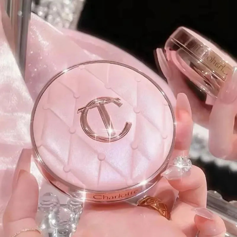 Charlotte Tilbury Lightweight Watery Texture Oil Control Concealer Small Gold Plate Powder Air Cushion Setting Spray Cosmetics