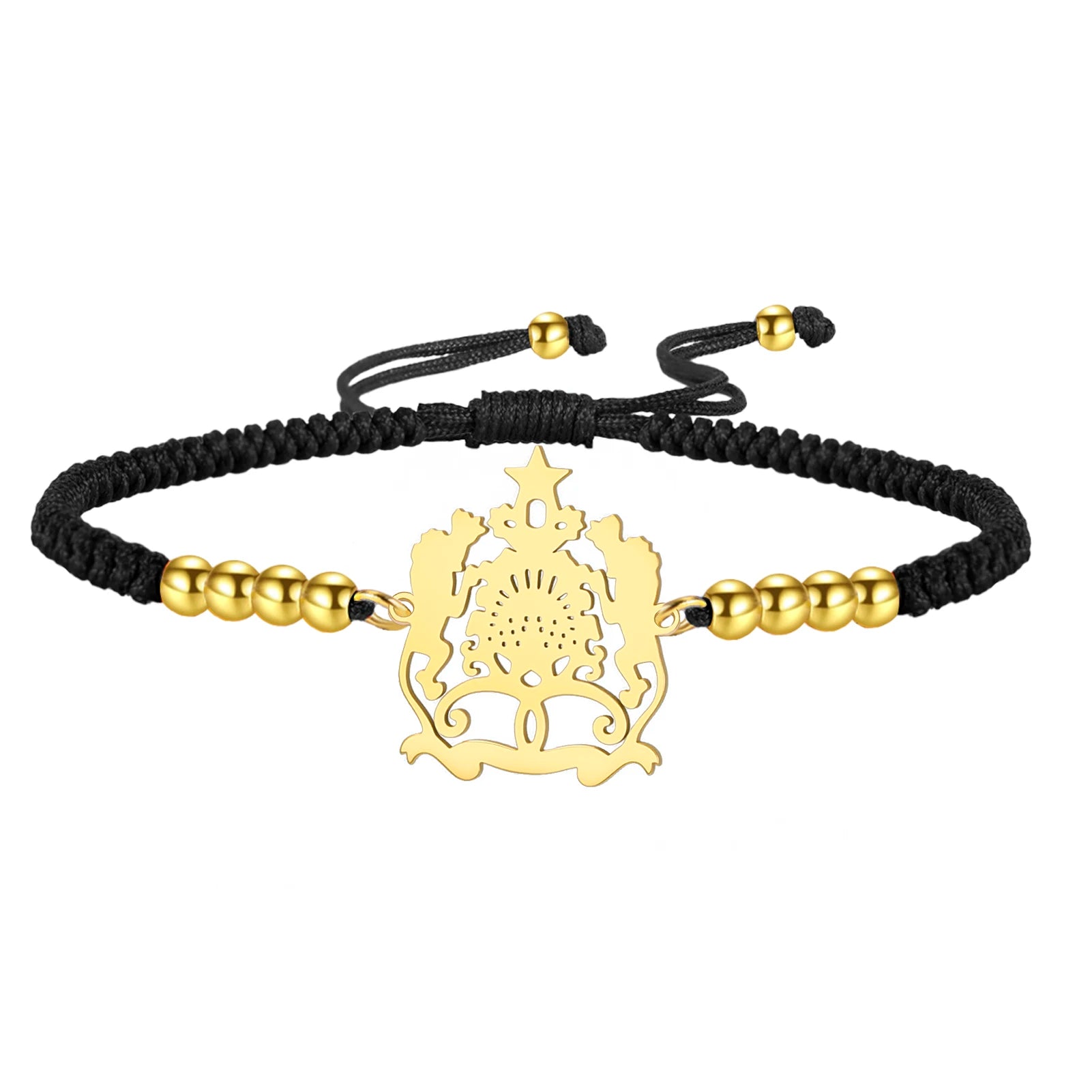 Hipee Morocco Pendant Bracelet  Maroc Stainless Steel National Jewelry for Women Men