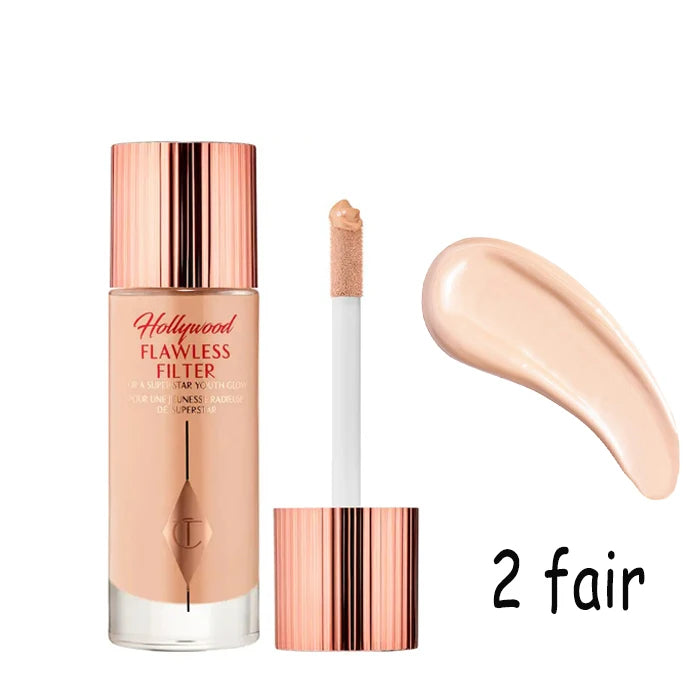 Charlotte Tilbury CT 5Colors Starlight Beauty Liquid Concealer Highlighter Facial Spot Concealer Foundation Skin-friendly Makeup