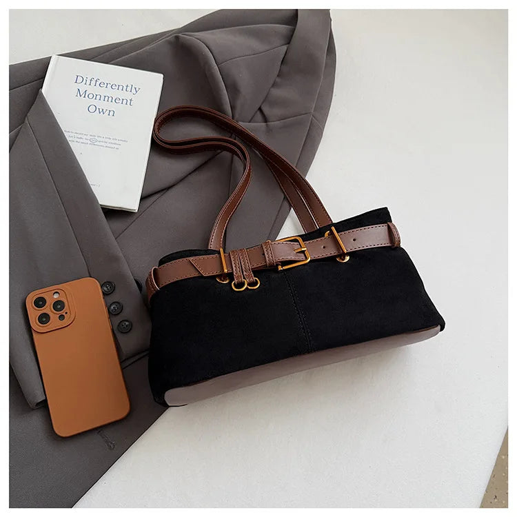 2025 New Luxury PU Leather Shoulder Bag's for Women's - Vegan Leather Crossbody Purse, Fashion Tote with Gold Hardware