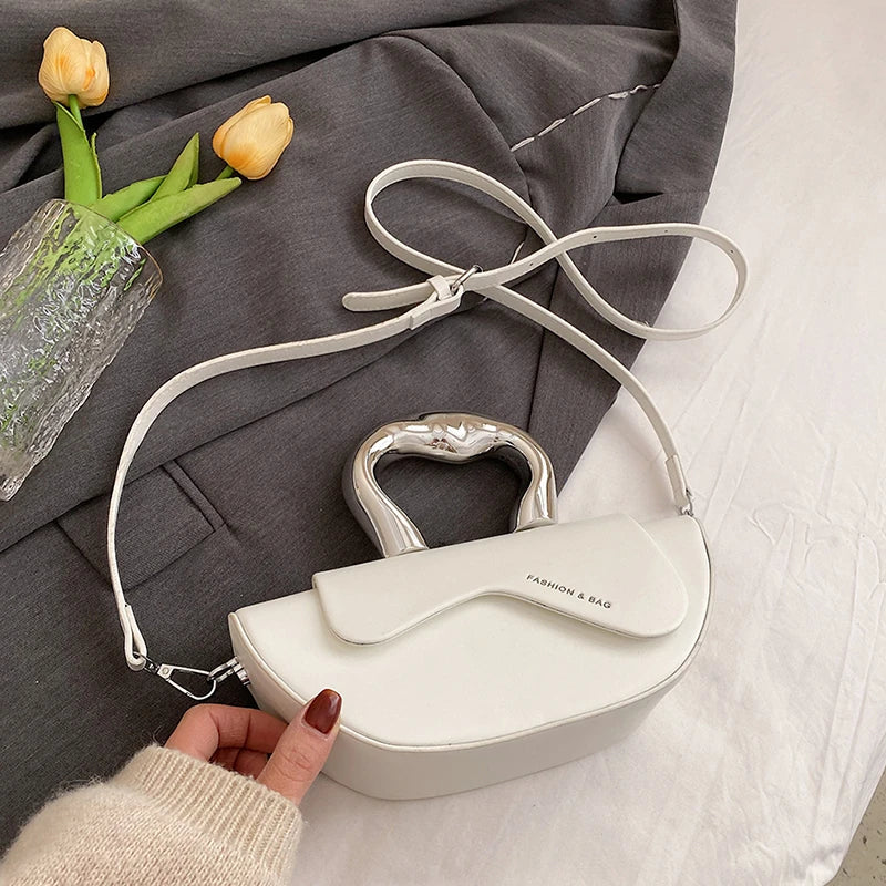 Sewing Thread Solid Soft Shoulder Bags Fashion 2024 High Quality Bags for Women Hasp Interior Compartment Pu Women's Handbags