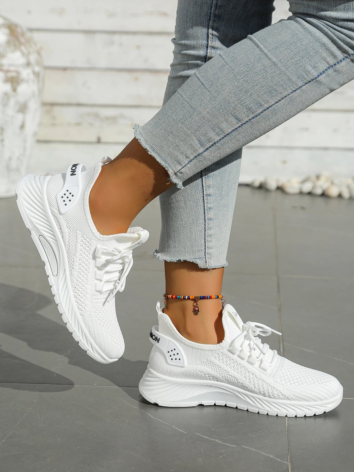 Women shoes casual sneaker fall new fashion leisure sports single shoes wholesale cross-border factory trend fly weaving