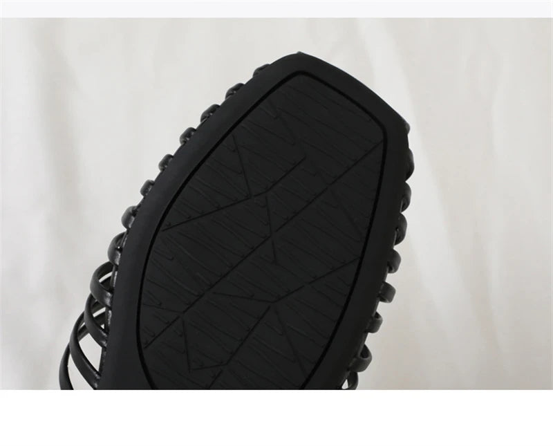 ZAROY Women Flat Sandals Summer Narrow Band Roman Shoes Casual Plus Size Brand Designer Banquet Beach Gladiator Sandalias Zapato