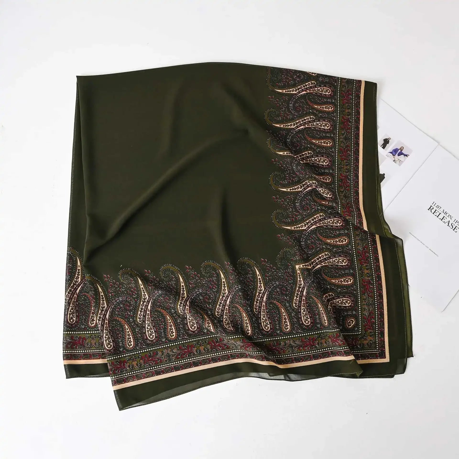 Fashion Muslim Chiffon Hijabs for Women Quadrate Shawl Long Wrap Handscarf Versatile Sunscreen Scarf