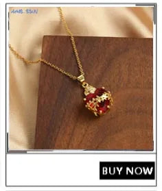 MHS.SUN Gold Plated Balloon 26 Letter Necklaces Copper Zircon Bubble Initial Pendant Chunky Women Personality Chain Jewelry