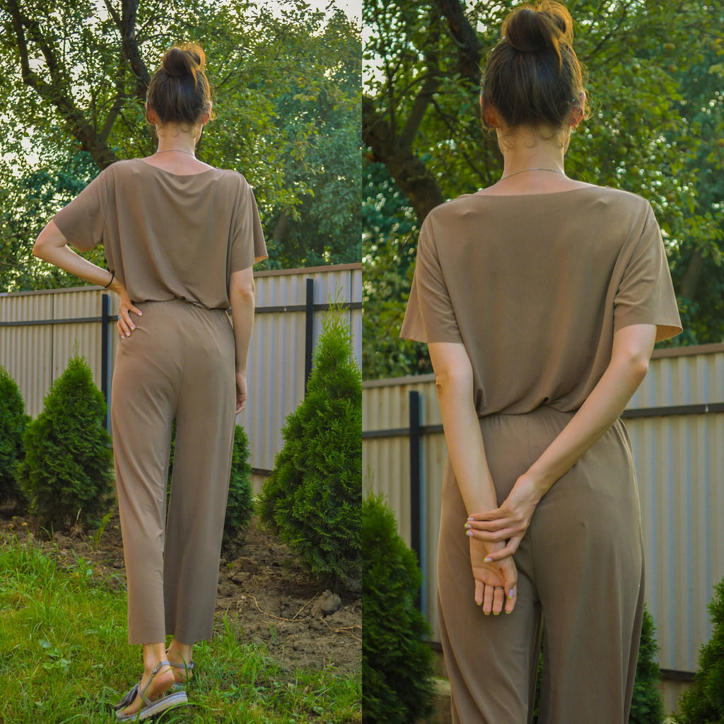 Women's Home Clothes Suit Of Lady House Summer Living Room Wear Autumn Loose Homewear Pants Two Piece Set For Women Cute Pajamas