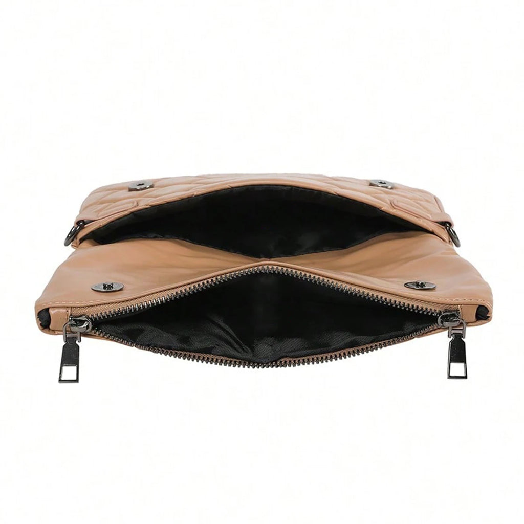 Classic fashion chain shoulder bag, simple and versatile, elegant messenger bag, suitable for work, commuting and shopping