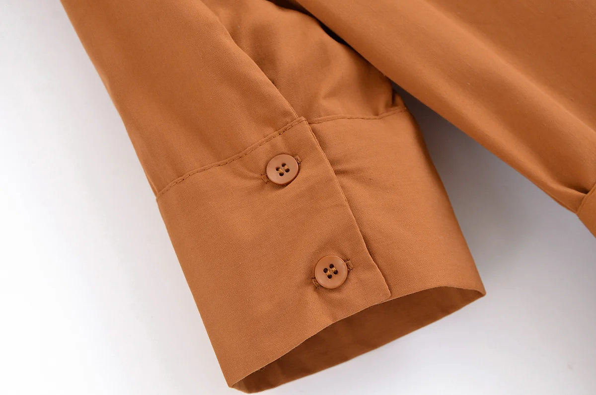 HH Women Summer Lapel Short Sleeve Pocket Single-Breasted Belt Decorate Midi Dress Female Fashion Shirt Style Pleated Dress