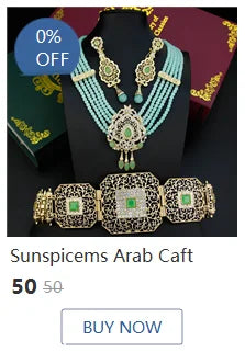 New Gold Color Algeria Bride Wedding Jewelry Set For Women Morocco Earring Necklace Brooch Arabic Traditional Jewelry