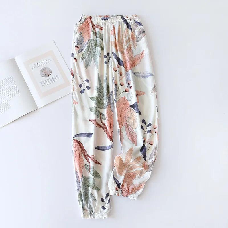 summer news pijama mujer thin section short-sleeved shorts large floral print pajamas home service ladies pajamas for women