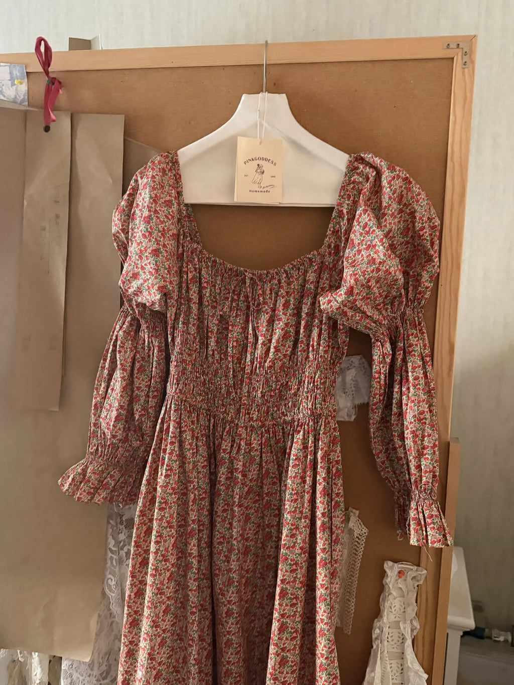 100% Pure Cotton Nightgown Women 2026 New Arrival Spring Summer Vintage Retro Floral Printing Lengthened Nightdress Loungewear