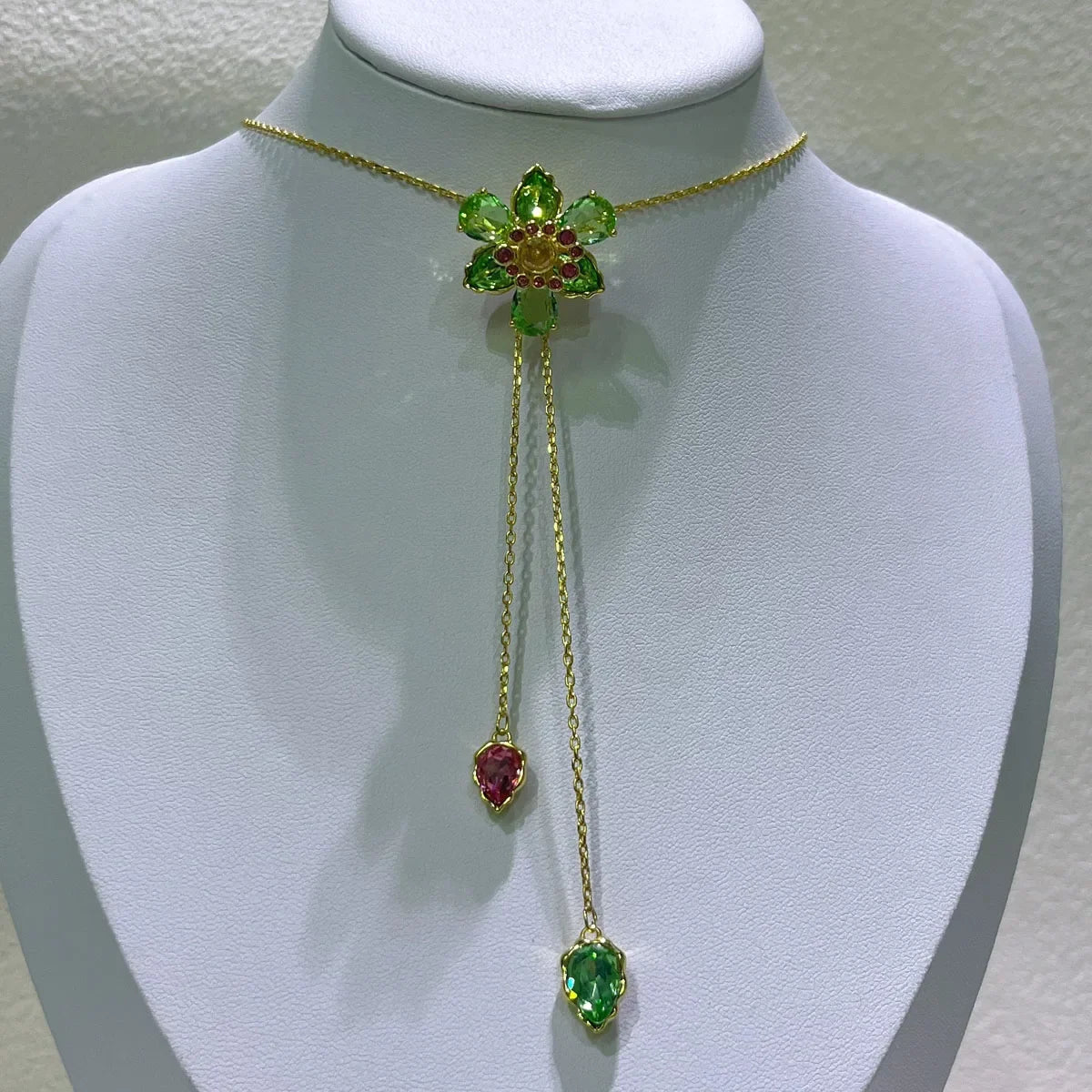 Original Jewelry Set New Color Flower Crystal Boutique Irregular Earring Exquisite Necklace Ring Bracelet Wedding Gift for Women