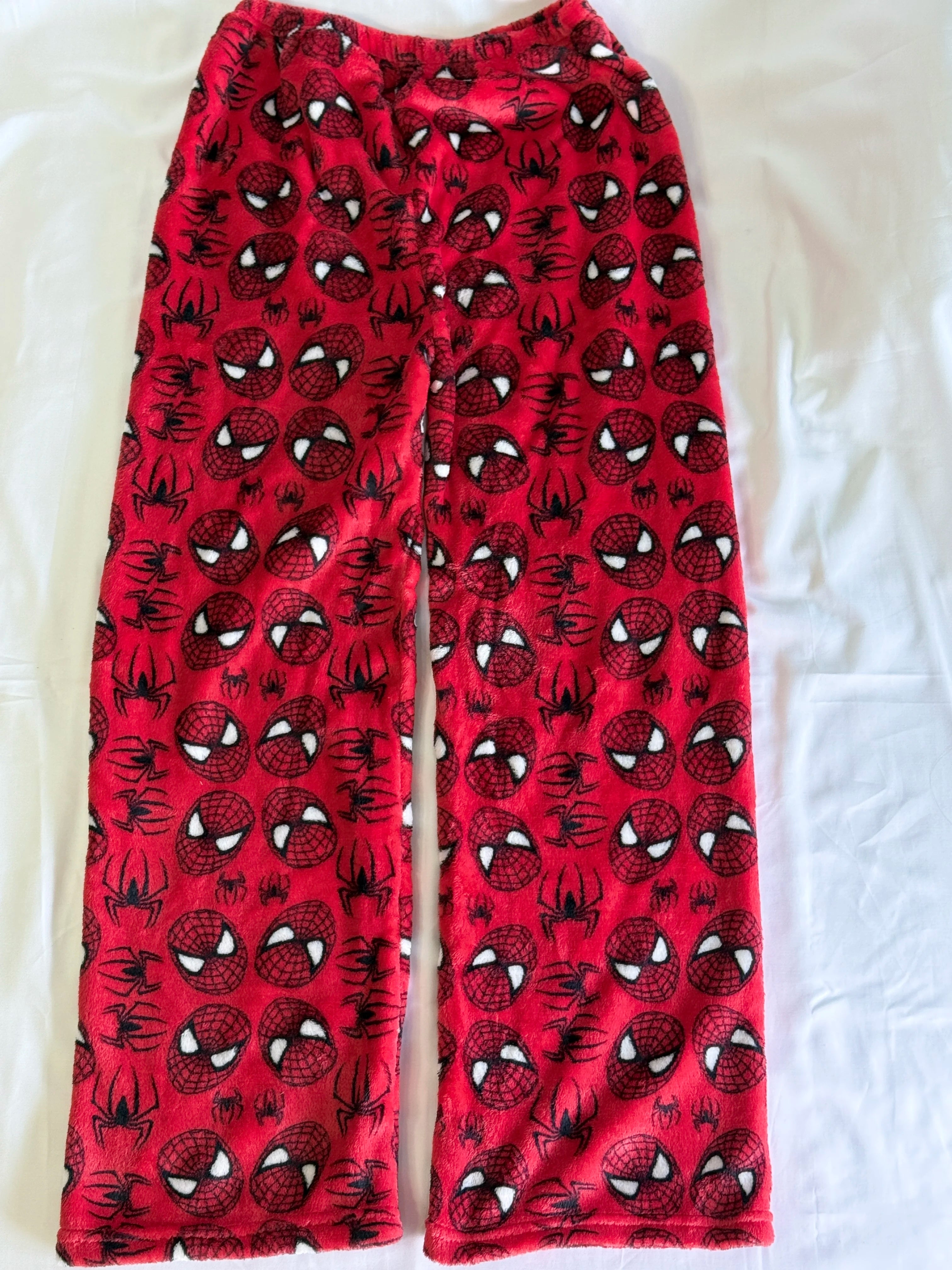 2025 New Y2K Sleeping Pants Anime Pajama Pants Flannel Soft Casual Pants Cartoon Home Trousers Couple Gift