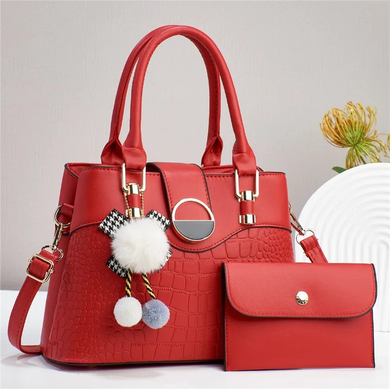 New Large Capacity Soft Leather Tote Bag with Niche Design for Luxury Handbags Exquisite Women Commuting Shoulder Underarm Bag