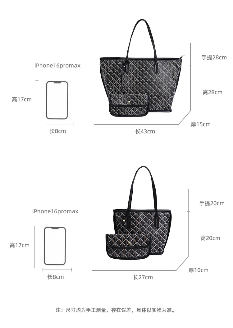 Women's Tote Bag New Simple Double sided Available Mother and Child Large Capacity Casual Handbag Shopping Bag Tote Bag
