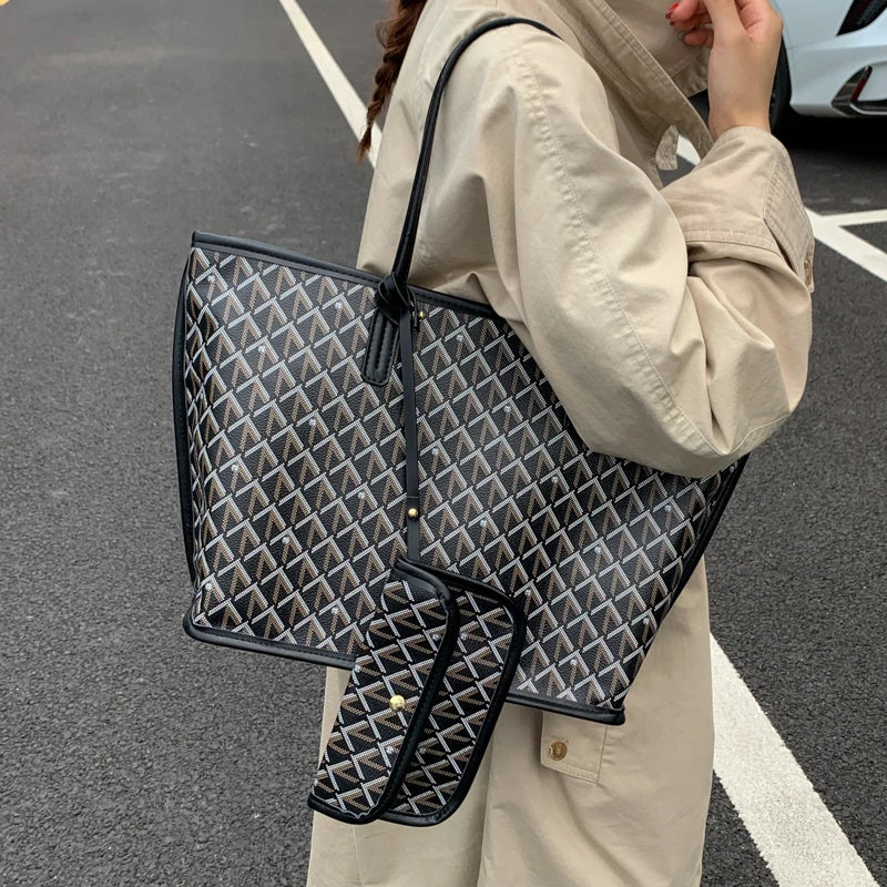 Women's Tote Bag New Simple Double sided Available Mother and Child Large Capacity Casual Handbag Shopping Bag Tote Bag